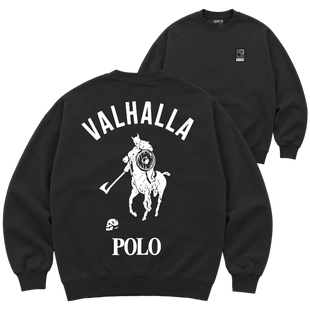 Світшот Premium "VALHALLA POLO", колір Чорний svitshot-premium-valhalla-polo-black-xxs фото