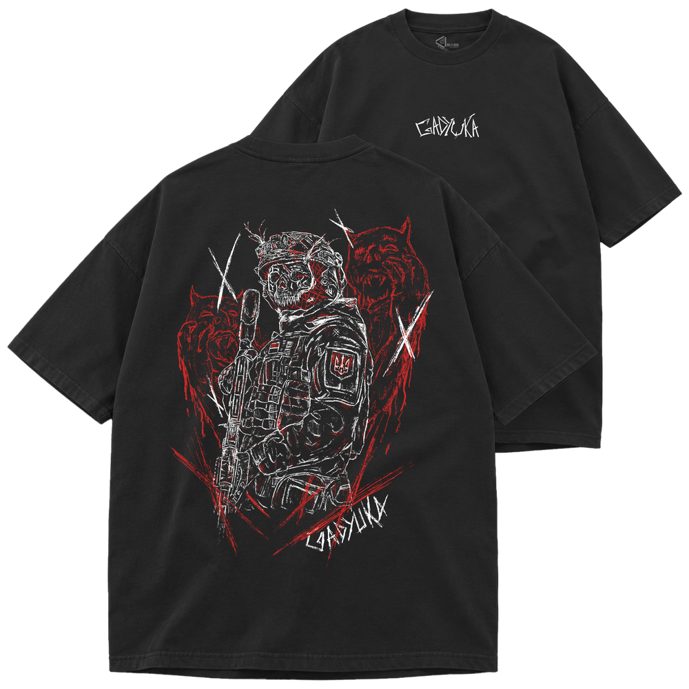 Футболка оверсайз Premium "Ghost", колір Чорний futbolka-oversaiz-premium-ghost-black-xxs фото