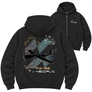 Зіп-худі Premium "RQ-35 Heidrun", колір Чорний zip-hudi-premium-rq-35-heidrun-black-xxs фото