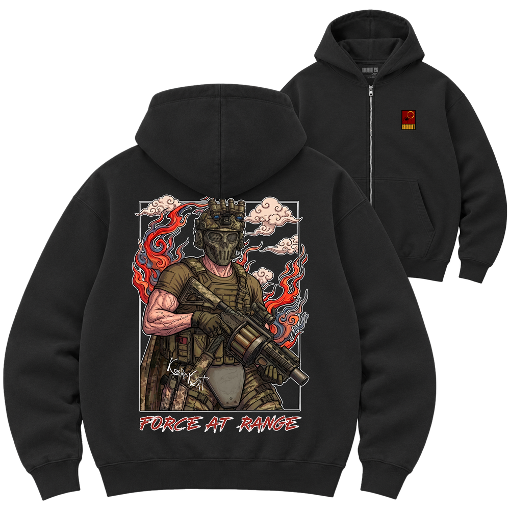 Зіп-худі Premium "FORCE AT RANGE", колір Чорний zip-hudi-premium-force-at-range-black-xxs фото