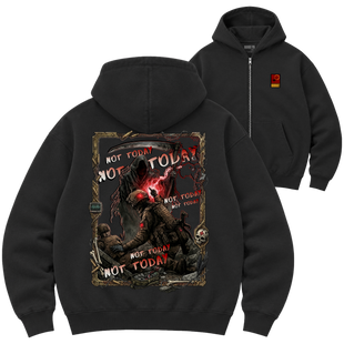 Зіп-худі Premium "NOT TODAY", колір Чорний zip-hudi-premium-not-today-black-xxs фото