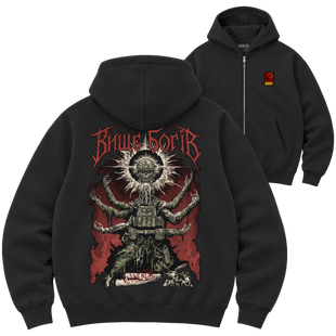 Зіп-худі Premium "ВИЩЕ БОГІВ", колір Чорний zip-hudi-premium-vyshche-bohiv-black-xxs фото