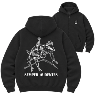 Зіп-худі Premium "SEMPER AUDENTES", колір Чорний zip-hudi-premium-semper-audentes-black-xxs фото