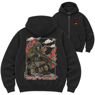 Зіп-худі Premium "THE ART OF DISTANCE", колір Чорний zip-hudi-premium-the-art-of-distance-black-xxs фото