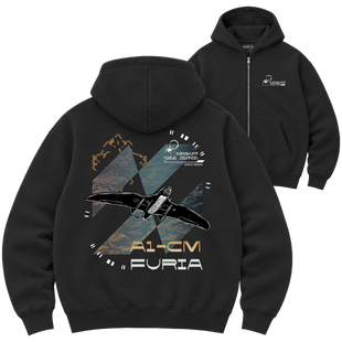 Зіп-худі Premium "A1-CM Furia", колір Чорний zip-hudi-premium-a1-cm-furia-black-xxs фото