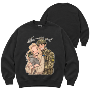 Світшот Premium "ТИ - МІЙ ДІМ", колір Чорний svitshot-premium-ty-mii-dim-black-xxs фото