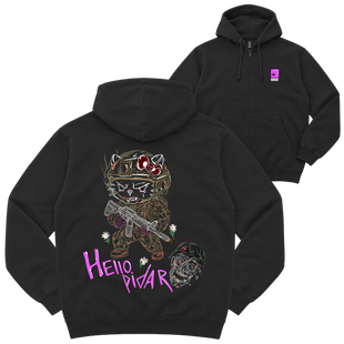 Зіп-худі "HELLO PID*R (CLASSIC)", колір Чорний zip-hudi-hello-pidr-classic-black-xxs фото