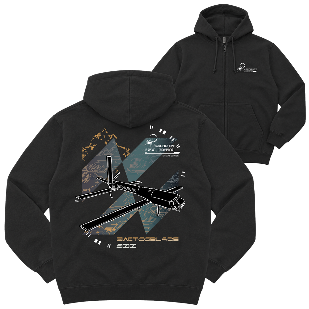 Зіп-худі "Switchblade 600", колір Чорний zip-hudi-switchblade-600-black-xxs фото