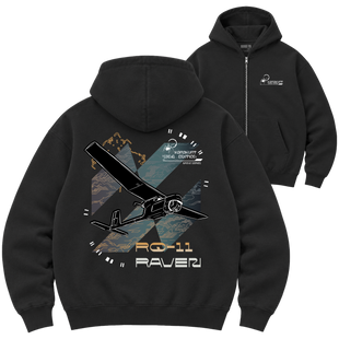 Зіп-худі Premium "RQ-11 Raven", колір Чорний zip-hudi-premium-rq-11-raven-black-xxs фото