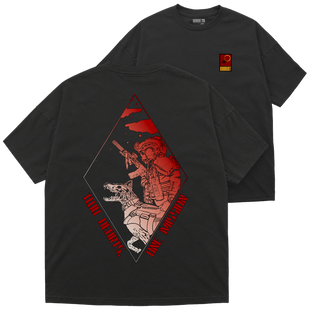 Футболка оверсайз Premium "TWO HEARTS", колір Чорний futbolka-oversaiz-premium-two-hearts-black-xxs фото