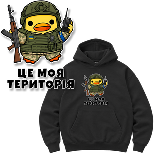 Худі Premium "Сили територіальної оборони (ТрО)", колір Чорний hudi-premium-syly-terytorialnoi-oborony-tro-black-xxs фото