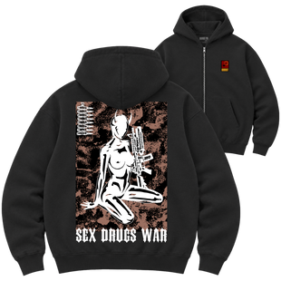 Зіп-худі Premium "S.D.W.", колір Чорний zip-hudi-premium-s-d-w-black-xxs фото