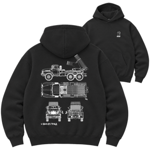 Худі Premium "BM-21 Grad", колір Чорний hudi-premium-bm-21-grad-black-xxs фото