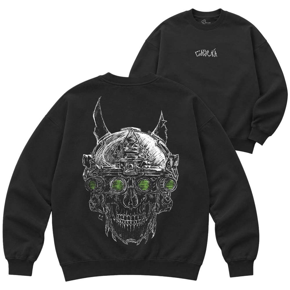 Світшот Premium "NVD Skull", колір Чорний svitshot-premium-nvd-skull-black-xxs фото