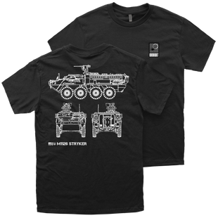 Футболка "M1126 Stryker", колір Чорний futbolka-m1126-stryker-black-xxs фото