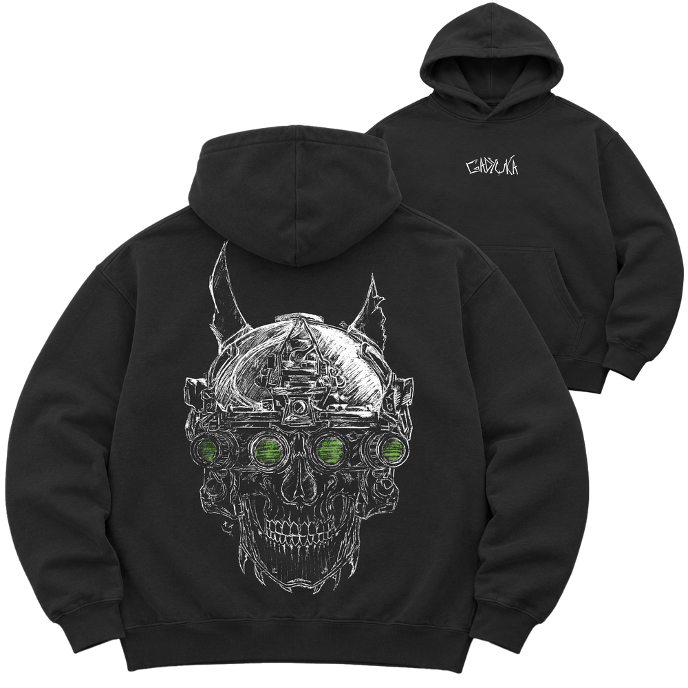 Худі Premium "NVD Skull", колір Чорний hudi-premium-nvd-skull-black-xxs фото