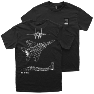 Футболка "F-15E", колір Чорний futbolka-f-15e-black-xxs фото