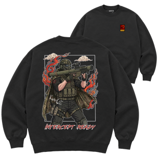 Світшот Premium "INTERCEPT READY", колір Чорний svitshot-premium-intercept-ready-black-xxs фото