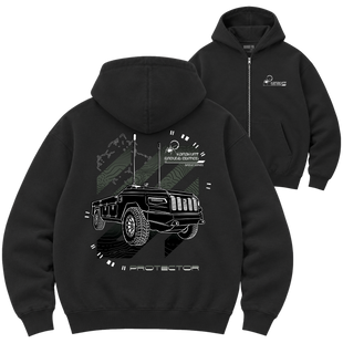 Зіп-худі Premium "Protector", колір Чорний zip-hudi-premium-protector-black-xxs фото