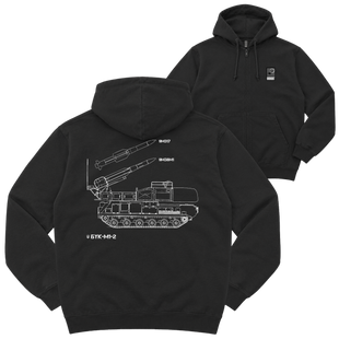 Зіп-худі "Buk-M1-2", колір Чорний zip-hudi-buk-m1-2-black-xxs фото