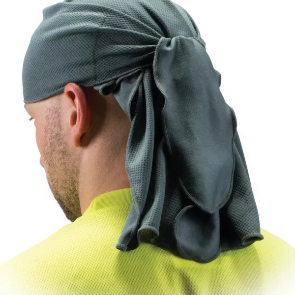 Бандана дихаюча на зав'язках, підшоломник сірий Head Towel (gray)