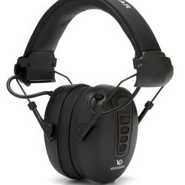 Активні навушники протишумні захисні Venture Gear Clandestine NRR 24dB (чорні)
